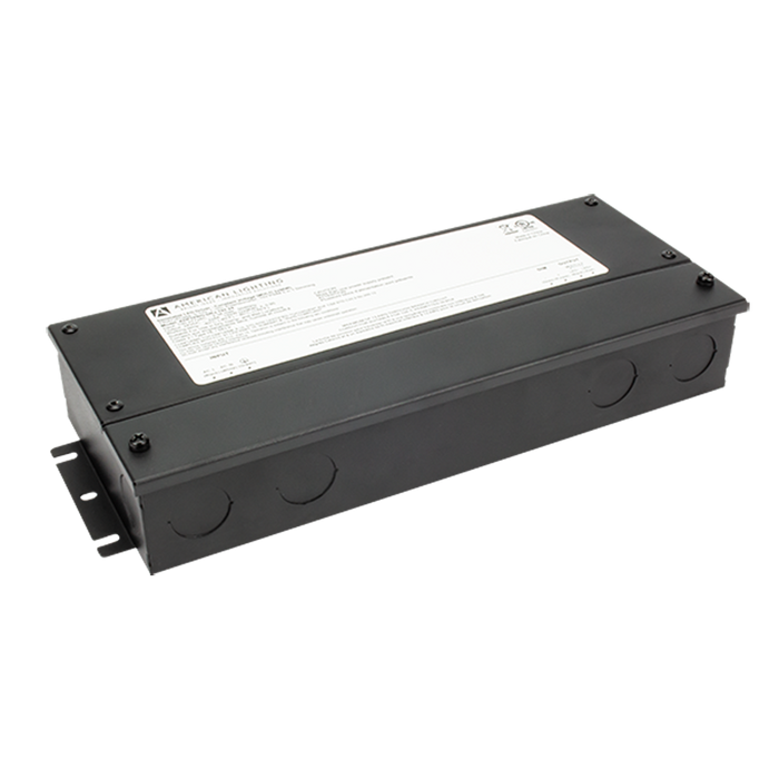 American Lighting 24VDC 2X96W Phase Cut 5-In-1 Constant Voltage Driver With Junction (ADPTPRO-DRJ-192-24)