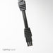 American Lighting 3 Inch Linking Cable For LUC Fixtures Black (LUC-EX3-BK)