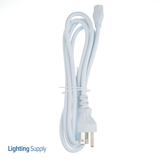 American Lighting 6 Foot Grounded Power Cord For ALC Series White (ALC-PC6-WH)