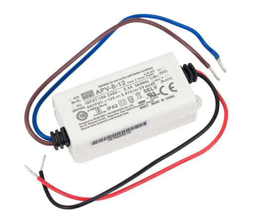 American Lighting Class 2 Hardwire Driver 24VDC Constant Voltage 1-8W (LED-DR8-24)