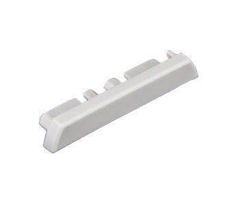 American Lighting End Cap For Triple Stant Extrusion White Plastic (PE-3STANT-END)