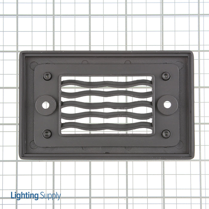 American Lighting Horizontal Wave Faceplate Dark Bronze (SGL-HW-DB)