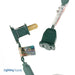 American Lighting LED Light String 23.5 Foot Length 4.8W 70 LEDs Per String 4 Inch Spacing Green Wire 120V Green (5MM-70/4-G-GR-S)