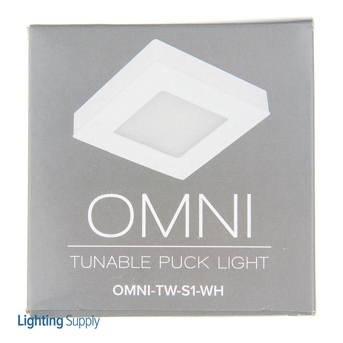 American Lighting Omni Tunable 24VDC Square White 3W 2700-6000K cETLus (OMNI-TW-S1-WH)