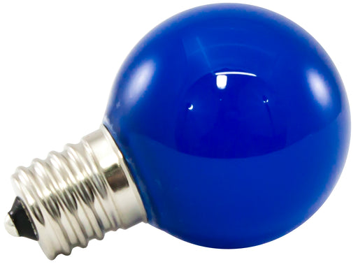 American Lighting Premium LED G40 Lamp Frosted Glass 1W 120V E17 Blue (PG40F-E17-BL)
