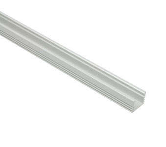 American Lighting Premium Tall Extrusion Straight Sides Anodized Aluminum 1M (PE-AA2-1M)