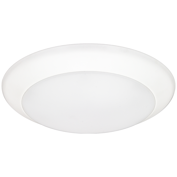 American Lighting Quick Disc Surface Mount LED 6 Inch White Round 120V 3 CCT 2700K/3000K/4000K 15W 1050Lm (QD6-3CCT-WH)