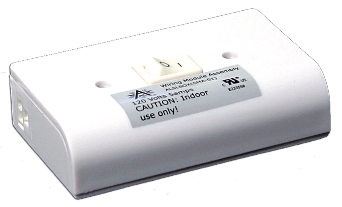 American Lighting Slim Hardware Box White Bulk (ALSLBOX-WH-B)