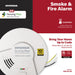 USI Sensing Plus Hardwired Smoke And Fire Alarm With 10-Year Battery Back Up (AMI1061SB)
