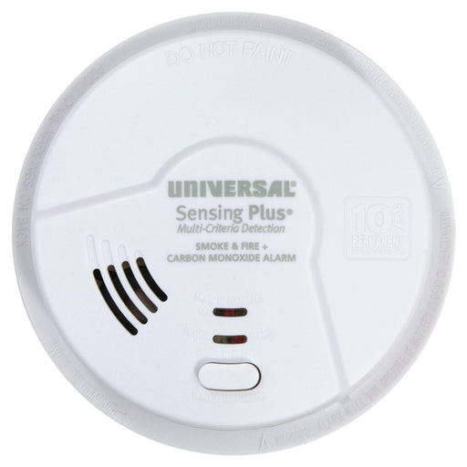 USI Sensing Plus Combination Smoke/Fire And Carbon Monoxide Alarm With 10-Year Battery (AMIC3511SB)