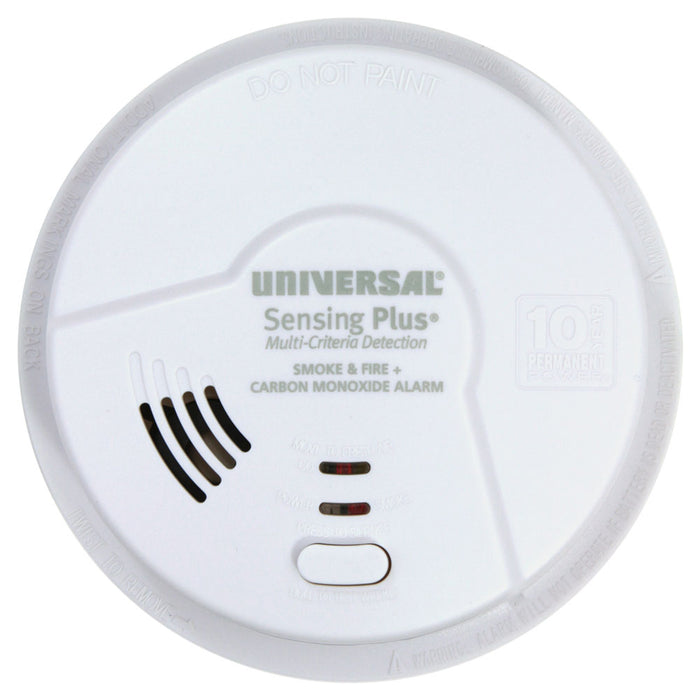 USI Sensing Plus Combination Smoke/Fire And Carbon Monoxide Alarm With 10-Year Battery (AMIC3511SB)