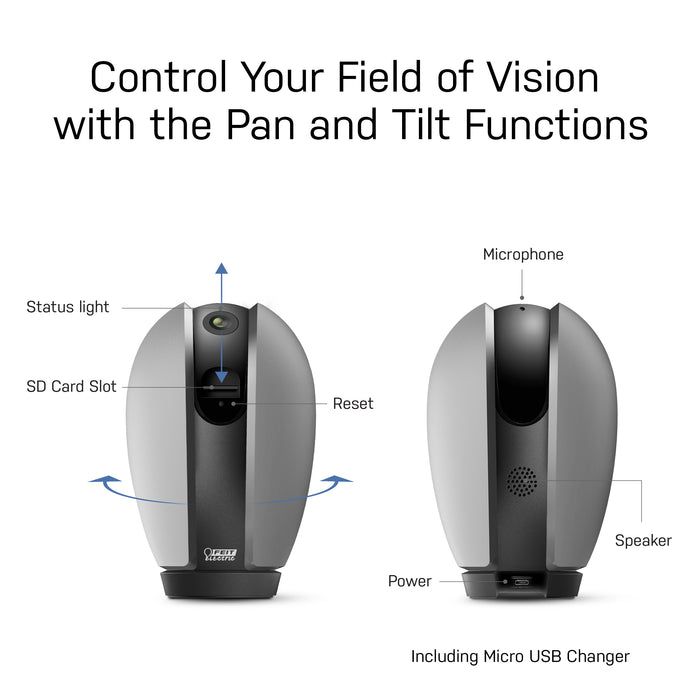 Feit Electric Indoor Pan/Tilt Smart Wi-Fi Camera (CAM/PAN/WIFI)