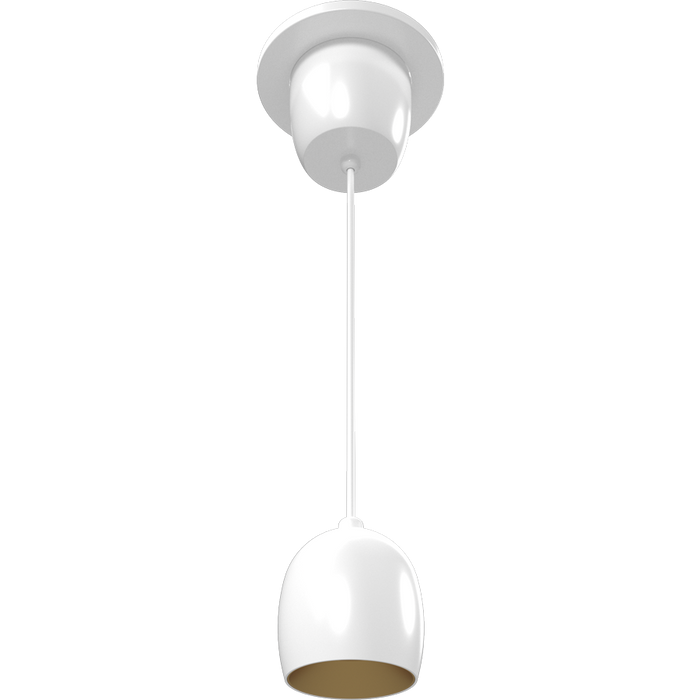 RAB ARC Track Light 10W Pendant Mount 3000K 36 Degree Beam Angle White 120V (ARCPM)