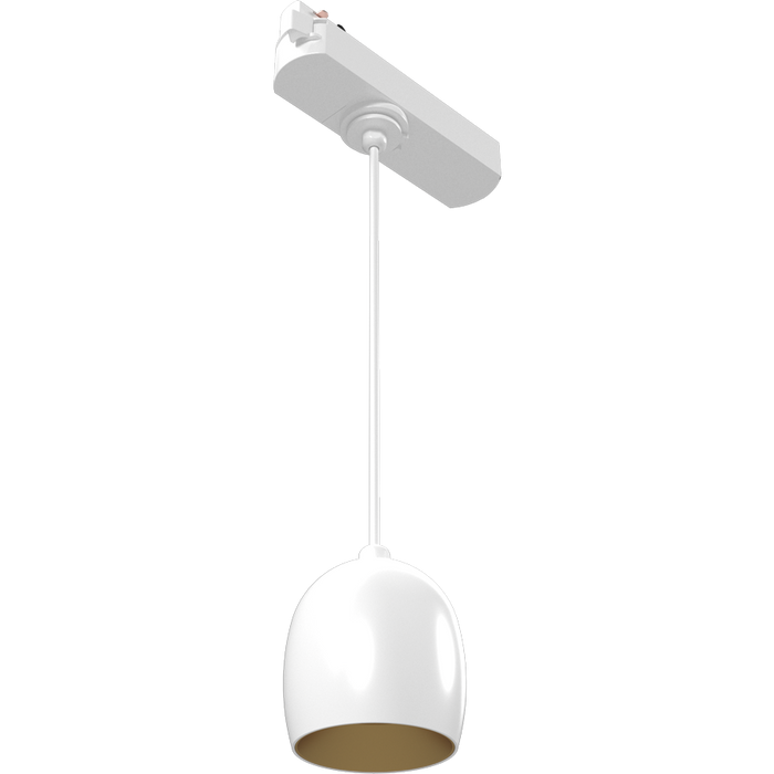 RAB ARC Track Light 10W H-Track Pendant 3000K 36 Degree Beam Angle White 120V (ARCTP)
