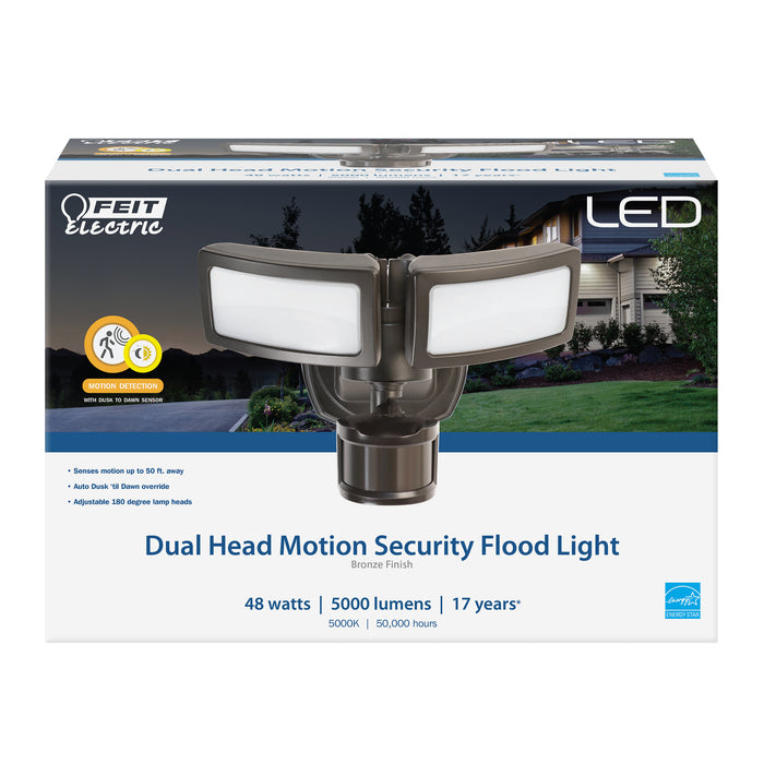 Feit Electric 10.5 Inch Bronze LED Flood Light With Motion Sensor (S10.5DFL/850/MOT/BZ)