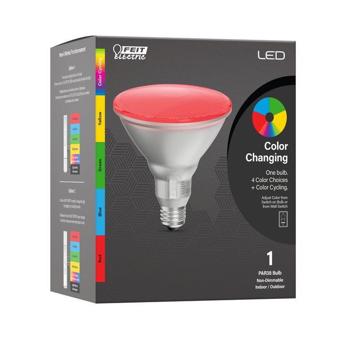 Feit Electric 5W [90W Equivalent] 6-Way Color-Changing PAR38 LED Light Bulb (PAR38/RGBY/6WY/LEDI)