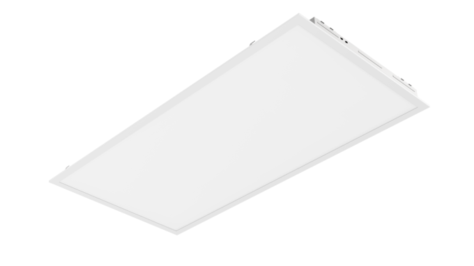 Sylvania PANELF3B024UNVD8SC724GWH Low Wattage 2X4 Panel 24W CCT Selectable 3500K/4000K/5000K 120-277V 0-10V Dimming 3200Lm 80 CRI White 2-Pack Priced Per Each (65900)