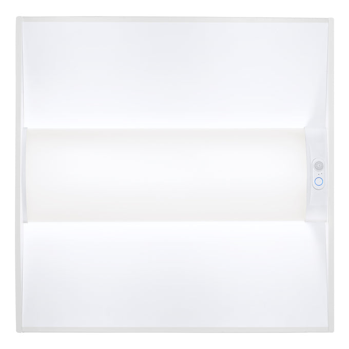 Sylvania VOLUME7BS035UNHD8SC822BLEE Bluetooth Controlled 2X2 Volumetric Troffer Selectable 18W/25W/30W/35W 3000K/3500K/4000K/5000K 120-347V Emergency Battery Backup 2-Pack Priced Per Each (63914)
