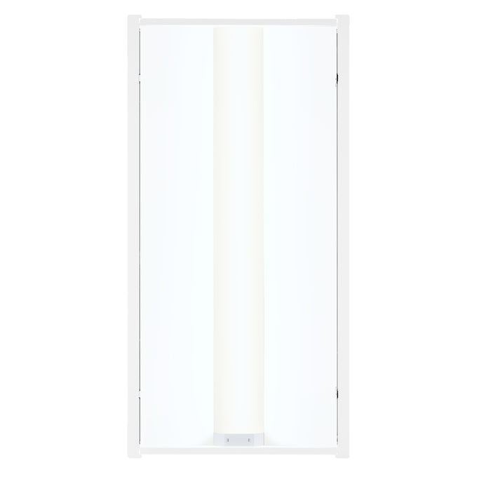 Sylvania RDORKIT6AS044UNHD8SC724UWHE 2X4 Retrofit Door Kit Series 6A Selectable 24W/32W/39W/44W 3500K/4000K/5000K 120-347V 0-10V Dimming 80 CRI White Emergency Backup Battery (62833)