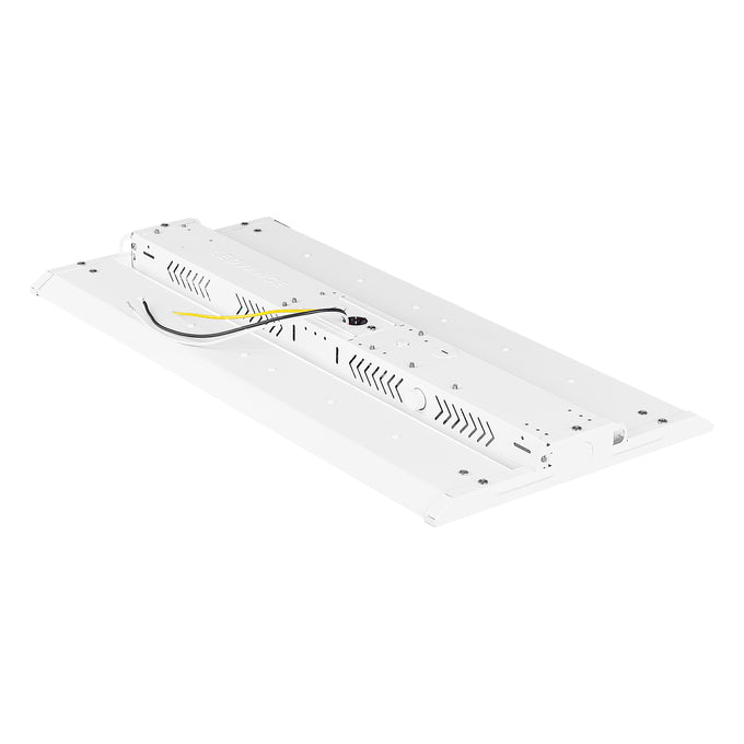 Sylvania LNHIBA5A/S165HUVD8SC14/12/WH/E 1X2 Linear High Bay 5A Selectable 105W/135W/165W 4000K/5000K 277-480V 0-10 Dimming 80 CRI White Emergency Battery Back Up (66268)
