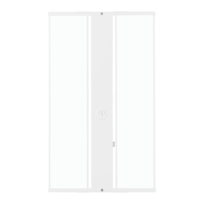 Sylvania LNHIBA5A/S220HUVD8SC14/12/WH/E 1X2 Linear High Bay 5A Selectable 175W/195W/220W 4000K/5000K 277-480V 0-10 Dimming 80 CRI White Emergency Battery Back Up (66269)