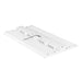 Sylvania LNHIBA5A/S300HUVD8SC14/12/WH/E 1X2 Linear High Bay 5A Selectable 255W/275W/300W 4000K/5000K 277-480V 0-10 Dimming 80 CRI White Emergency Battery Back Up (66270)