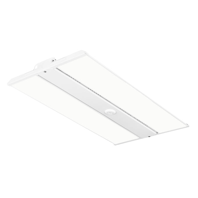 Sylvania LNHIBA5A/S300HUVD8SC14/12/WH/E 1X2 Linear High Bay 5A Selectable 255W/275W/300W 4000K/5000K 277-480V 0-10 Dimming 80 CRI White Emergency Battery Back Up (66270)