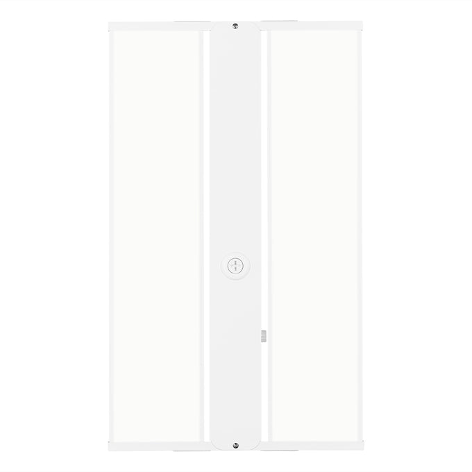 Sylvania LNHIBA5A/S300HUVD8SC14/12/WH/E 1X2 Linear High Bay 5A Selectable 255W/275W/300W 4000K/5000K 277-480V 0-10 Dimming 80 CRI White Emergency Battery Back Up (66270)