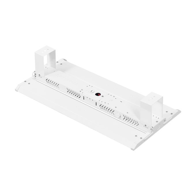 Sylvania LNHIBA5A/S165HUVD8SC14/12/WH/E 1X2 Linear High Bay 5A Selectable 105W/135W/165W 4000K/5000K 277-480V 0-10 Dimming 80 CRI White Emergency Battery Back Up (66268)