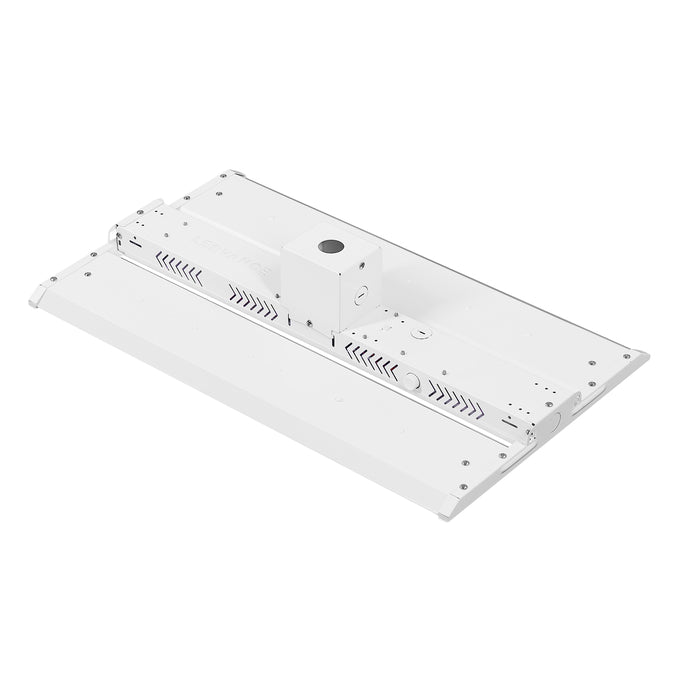 Sylvania LNHIBA5A/S220HUVD8SC14/12/WH/E 1X2 Linear High Bay 5A Selectable 175W/195W/220W 4000K/5000K 277-480V 0-10 Dimming 80 CRI White Emergency Battery Back Up (66269)