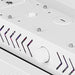 Sylvania LNHIBA5A/S300HUVD8SC14/12/WH/E 1X2 Linear High Bay 5A Selectable 255W/275W/300W 4000K/5000K 277-480V 0-10 Dimming 80 CRI White Emergency Battery Back Up (66270)