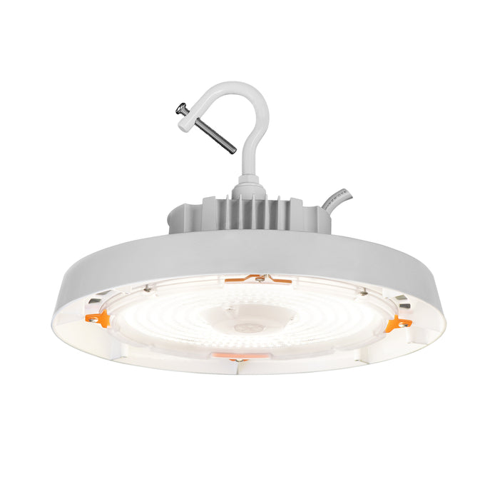 Sylvania UFOHIBA4A/100UNHD840/WH/DER UFO High Bay Gen 4 100W 120-347V 0-10V Dimming 80 CRI 4000K White Sensor And Emergency Battery Backup Ready (66606)