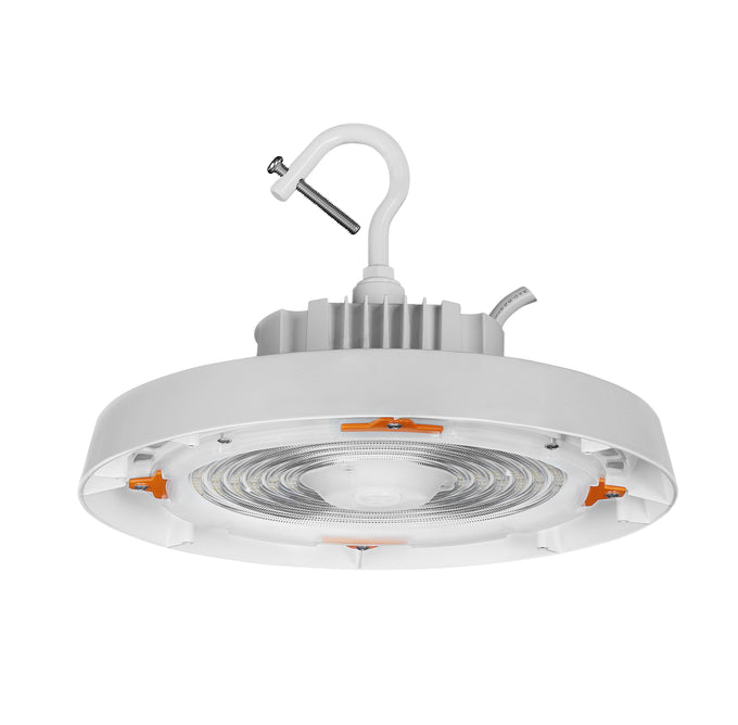 Sylvania UFOHIBA4A/100UNHD840/WH/DER UFO High Bay Gen 4 100W 120-347V 0-10V Dimming 80 CRI 4000K White Sensor And Emergency Battery Backup Ready (66606)