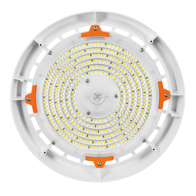 Sylvania UFOHIBA4A/100UNHD840/WH/DER UFO High Bay Gen 4 100W 120-347V 0-10V Dimming 80 CRI 4000K White Sensor And Emergency Battery Backup Ready (66606)