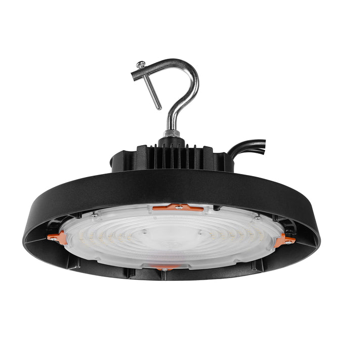 Sylvania UFOHIBA4A/200HEUNHD850/BL10C UFO High Bay Gen 4 200W High Efficiency 5000K 120-347V 0-10V Dimming 80 CRI Black 10 Foot Cord (66326)