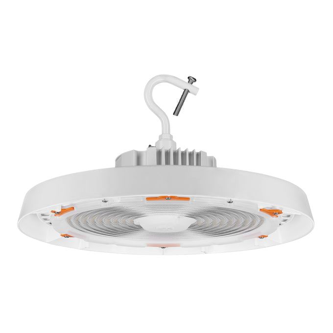 Sylvania UFOHIBA4A/100UNHD840/WH/DER UFO High Bay Gen 4 100W 120-347V 0-10V Dimming 80 CRI 4000K White Sensor And Emergency Battery Backup Ready (66606)