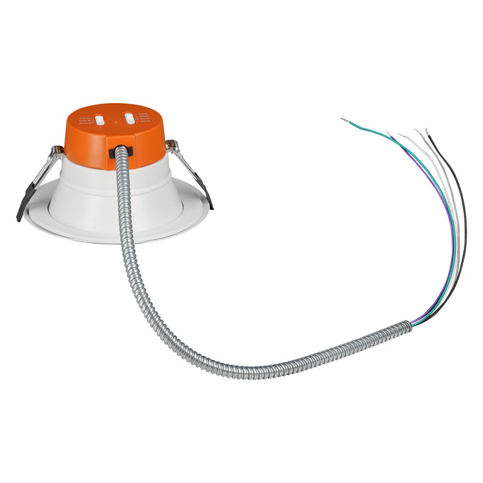 Sylvania RT45AS1000UNH9SC8WH 4 Inch LED Downlight Selectable 7W/9W/12W 2700K/3000K/3500K/4000K 600Lm/800Lm/1000Lm 90 CRI 120-347V 0-10V Dimming White (62824)