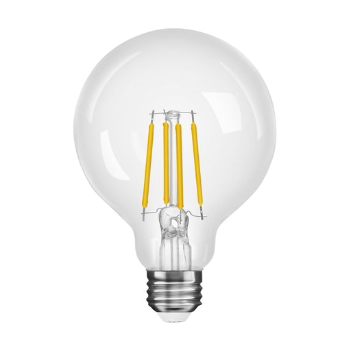 Sylvania LED5G25DIM935CL13YTLRP2 LED G25 Lamp Medium E26 Base 5W 90 CRI 500Lm 3500K 120V Clear Finish 2-Pack Priced Per Each (42088)