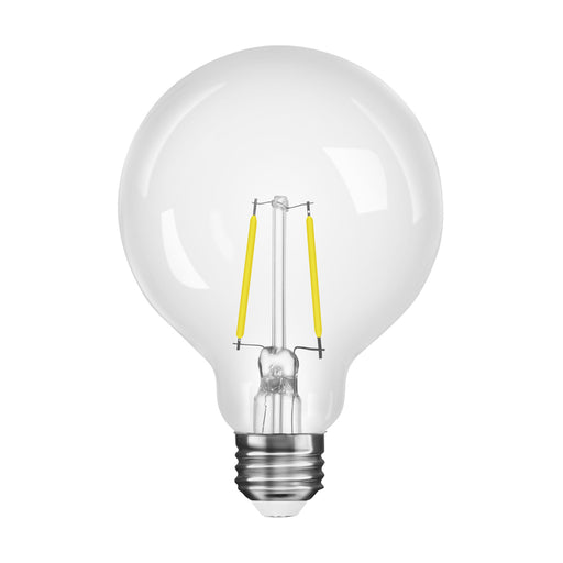 Sylvania LED2.5G25DIM950CL13YTLRP2 LED G25 Lamp Medium E26 Base 2.5W 90 CRI 250Lm 5000K 120V Clear Finish 2-Pack Priced Per Each (42091)