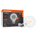 Sylvania LED2.5G25DIM927CL13YTLRP2 LED G25 Lamp Medium E26 Base 2.5W 90 CRI 250Lm 2700K 120V Clear Finish 2-Pack Priced Per Each (42090)