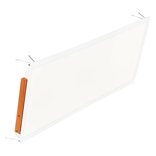 Sylvania PANELRDKIT2A45UNVD8SCSC724WHE 2X4 Backlit Panel Door Kit Dual 2A Selectable 30W/35W/45W 3500K/4000K/5000K 0-10V Dimming 120-277V Emergency Battery Backup 2-Pack Priced Per Each (64114)