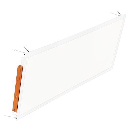 Sylvania PANELRDKIT2A45UNVD8SCSC724WHE 2X4 Backlit Panel Door Kit Dual 2A Selectable 30W/35W/45W 3500K/4000K/5000K 0-10V Dimming 120-277V Emergency Battery Backup 2-Pack Priced Per Each (64114)