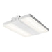 Sylvania LNHIBA6A/085UNHD840/11W/WH/10C 1X1 Linear High Bay 6A 85W 120-347V 0-10V Dimming 80 CRI 4000K Wide Distribution Lens White With 10 Foot Cord (63501)