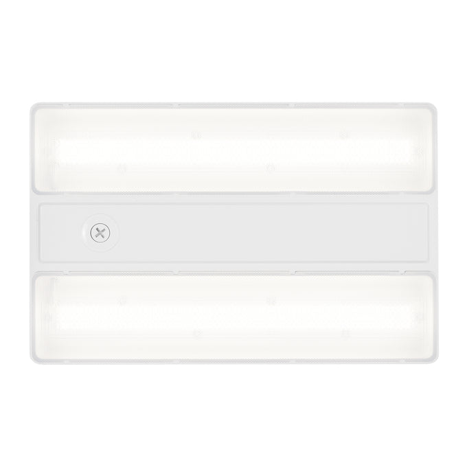 Sylvania LNHIBA6A210HUVD85012WWH 1X2 Linear High Bay 6A 210W 5000K 277-480V 0-10V Dimming 80 CRI Wide Distribution Lens White (63414)