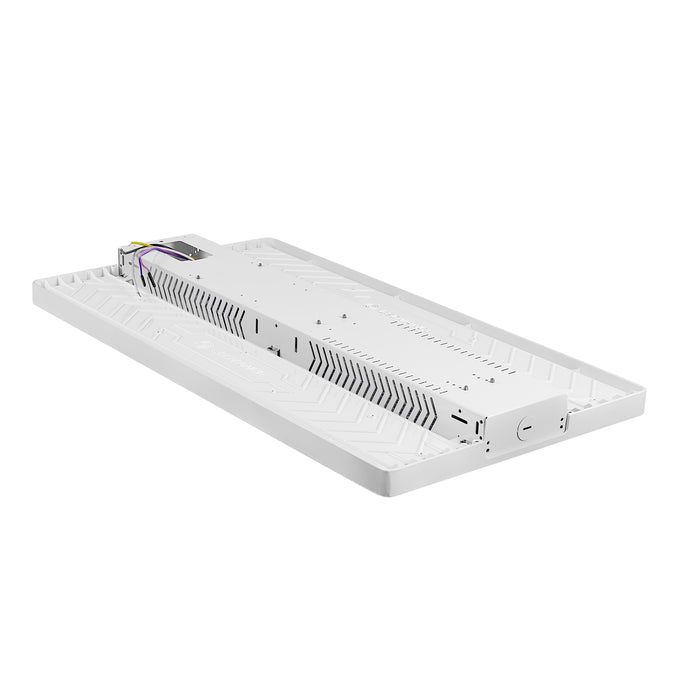 Sylvania LNHIBA6A300HUVD85012WWH 1X2 Linear High Bay 6A 300W 5000K 277-480V 0-10V Dimming 80 CRI Wide Distribution Lens White (63418)