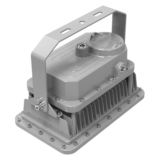 Sylvania HAZFLOODP/200HUVD850/GR Hazardous Flood Light Performance Class 200W 277-480V 0-10V Dimming 80 CRI 5000K Gray (66828)