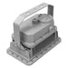 Sylvania HAZFLOODP/200HUVD850/GR Hazardous Flood Light Performance Class 200W 277-480V 0-10V Dimming 80 CRI 5000K Gray (66828)