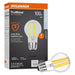 Sylvania LED15A19DIMCLO93513YTLRP4 LED A19 Lamp Medium E26 Base 15W 1600Lm 90 CRI 3500K 120V Clear Finish TruWave 4-Pack Priced Per Each (42274)