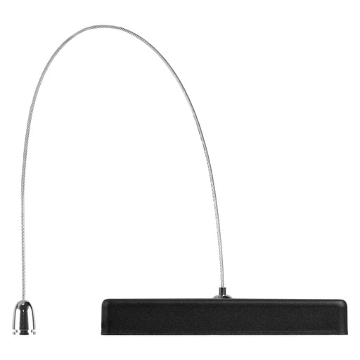 Sylvania LNSLOTCANOPYPMKITNPBL Black Square Non-Power Feed Canopy Kit For 2 Foot And 4 Foot For Linear Slot (66291)