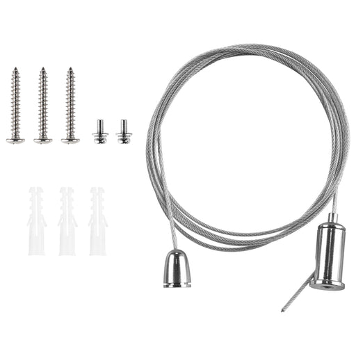 Sylvania LNSLOTCANOPY96PMKITNPBL Black Square Non-Power Feed Canopy Kit For 8 Foot For Linear Slot (66292)